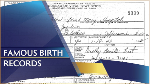 Famous Birth Records